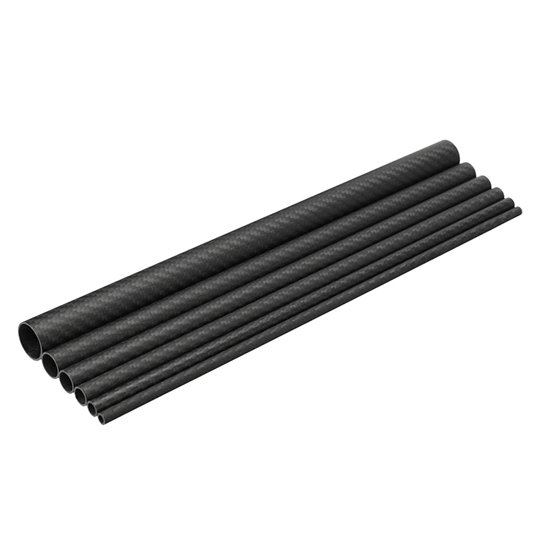 Roll wrapped carbon fibre tube OD 4mm 10mm 12mm 16mm 20mm 25mm 40mm