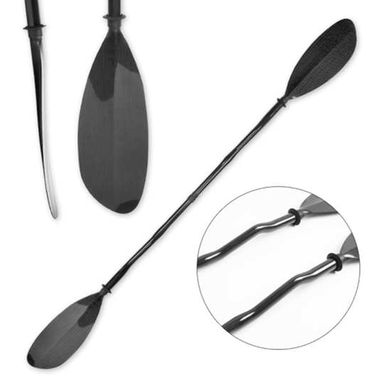 China Factory Bending Branches Carbon Fiber Bent Shaft Kayak Paddle