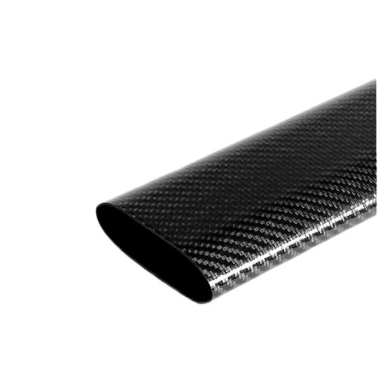 carbon fiber flat oval tubing